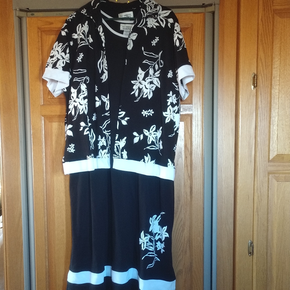 All American Comfort Dress and Jacket. Large